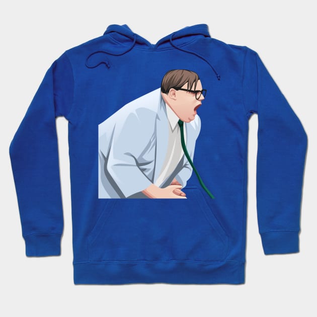 Chris Farley - Funny Vector Design Hoodie by WaltTheAdobeGuy